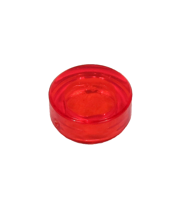 LEGO - Tegel, rond 1 x 1 - Trans-Red | N