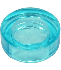 LEGO - Tegel, rond 1 x 1 - Trans-Light Blue | N - Thumbnail