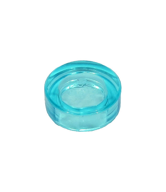 LEGO - Tegel, rond 1 x 1 - Trans-Light Blue | N