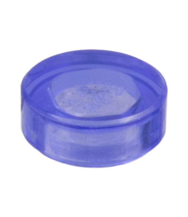 LEGO - Tegel, rond 1 x 1 - Trans-Purple | N