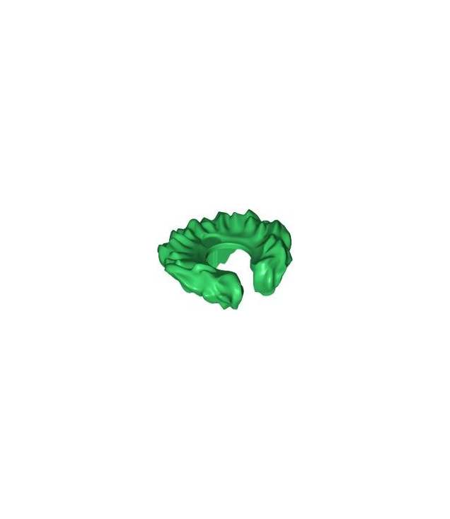 LEGO - Minifiguur-nek­kraag met bontstructuur (vogelnest) - Green | N