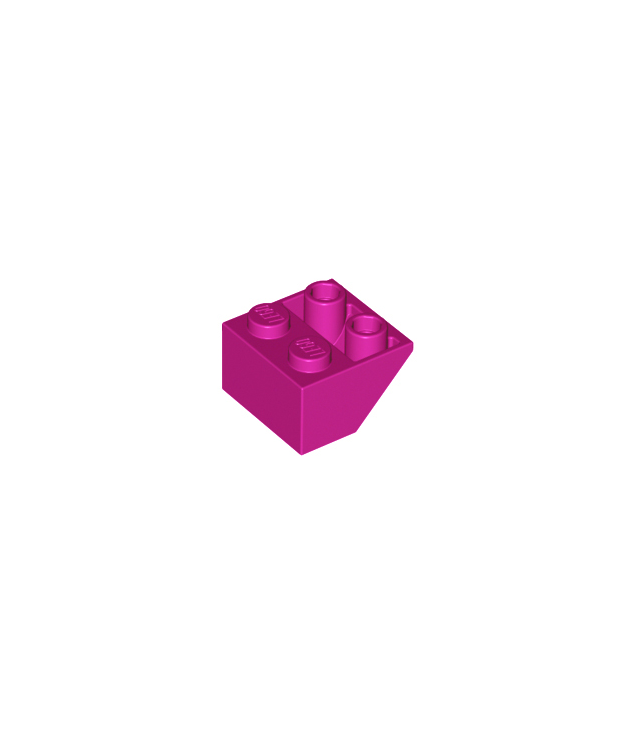 LEGO - Helling, omgekeerd 45 graden 2 x 2 met vlakke onderpen - Magenta | N