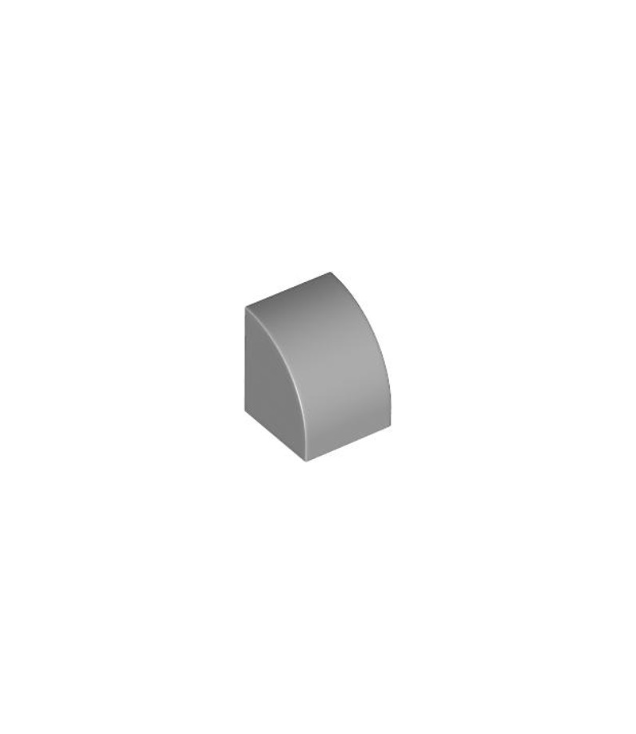 LEGO - Helling, gebogen 1 x 1 - Light Bluish Gray | N