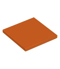 LEGO - Tegel 4 x 4 - Dark Orange | N - Thumbnail