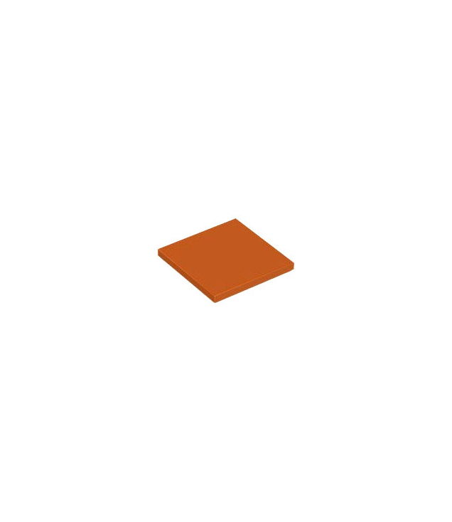 LEGO - Tegel 4 x 4 - Dark Orange | N