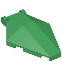 LEGO - Voorruit 6 x 4 x 1 zeshoekig met staaf-handgreep - Green | N - Thumbnail