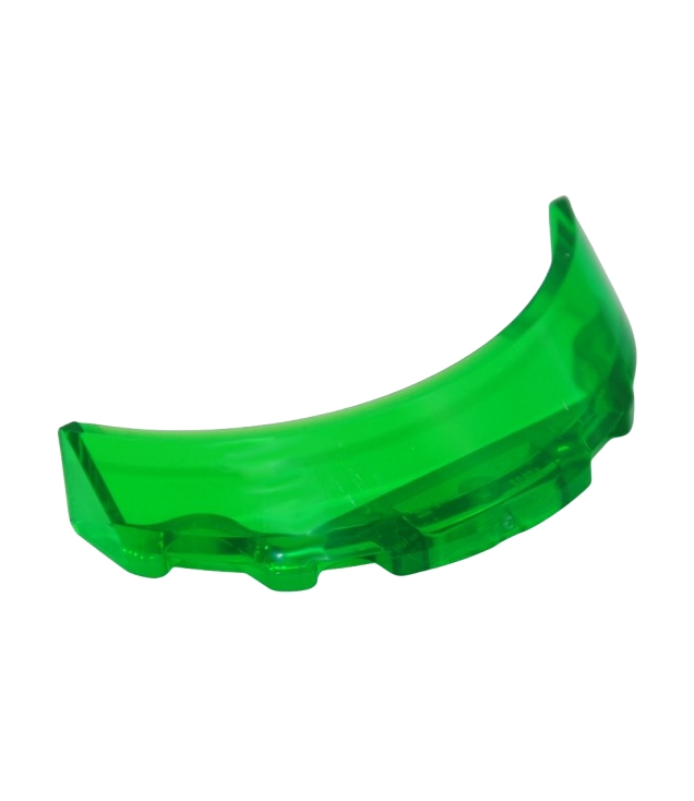 LEGO - Voorruit 3 x 6 x 1 gebogen - Trans-Green | N