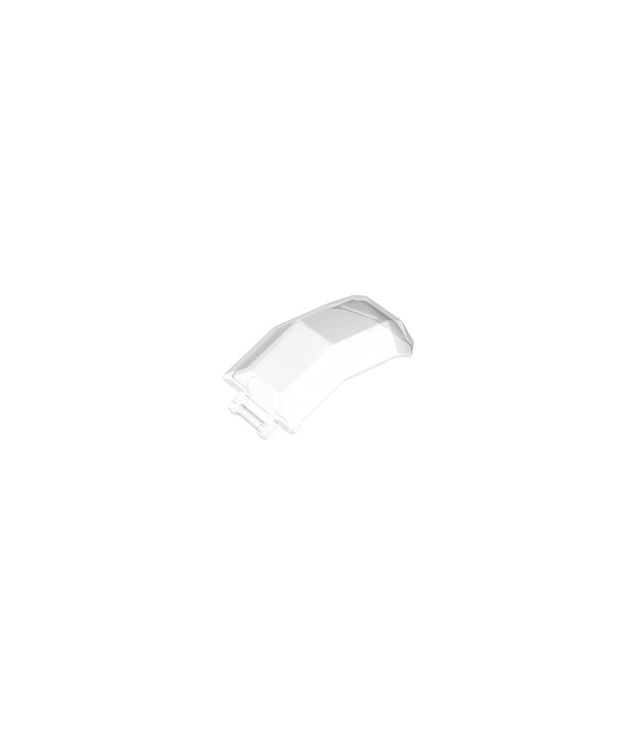 LEGO - Voorruit 4 x 4 x 4 2/3 met staaf-handgreep - Trans-Clear | N