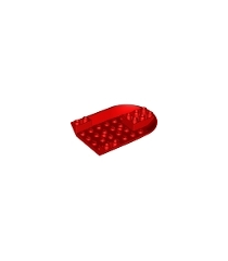 LEGO - Vliegtuigromp voorzijde onderkant gebogen 6 x 8 - Red | N - Thumbnail