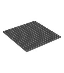 LEGO - Plaat 16 x 16 - Dark Bluish Gray | N - Thumbnail