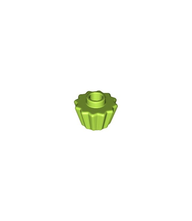 LEGO - Minifiguur-accessoire, cupcakevorm met vlakke bovenkant - Lime | N