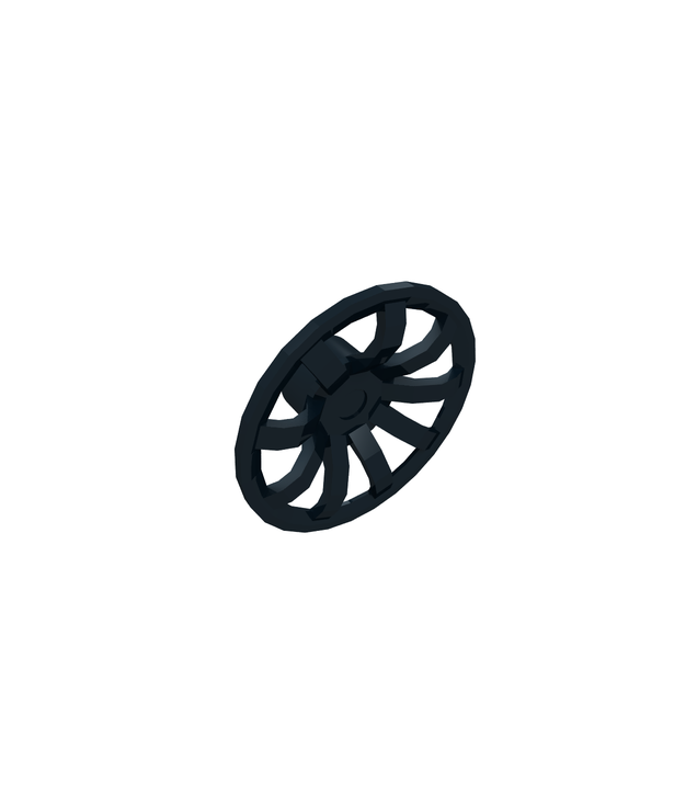 LEGO - Wielkap 9-spaaks Ø24 mm – voor wielen 55982 en 56145 - Black | N