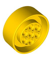 LEGO - Wiel Ø41 x 15 mm Technic - Yellow | N - Thumbnail