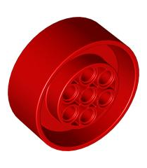 LEGO - Wiel Ø41 x 15 mm Technic - Red | N - Thumbnail