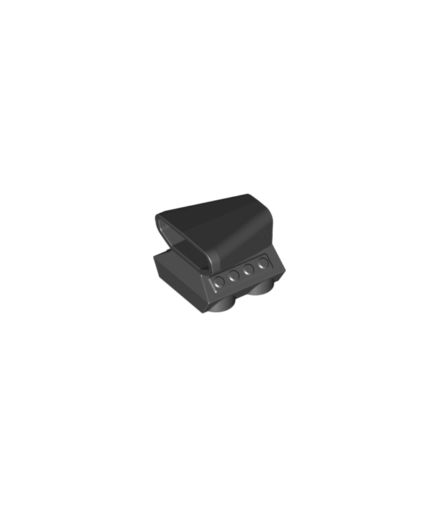LEGO - Voertuig, luchthapper motorbovenzijde 2 x 2 - Black | N