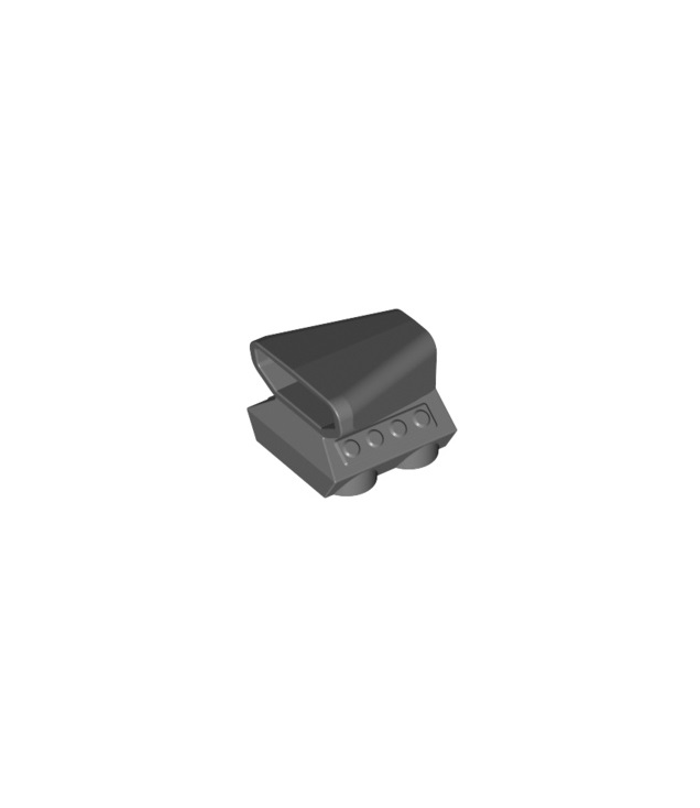 LEGO - Voertuig, luchthapper motorbovenzijde 2 x 2 - Dark Bluish Gray | N