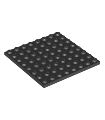 LEGO - Plaat 8 x 8 - Black | N - Thumbnail