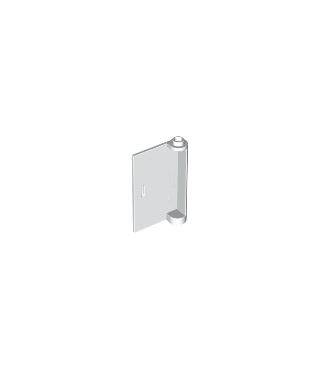 LEGO - Deur 1 x 3 x 4 links – open tussen boven- en onderscharnier - White | N