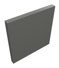 LEGO - Verkeersbord 2 x 2 vierkant met open O-klem - Dark Bluish Gray | N - Thumbnail