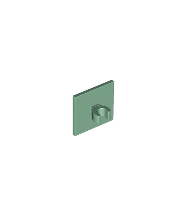 LEGO - Verkeersbord 2 x 2 vierkant met open O-klem - Sand Green | N