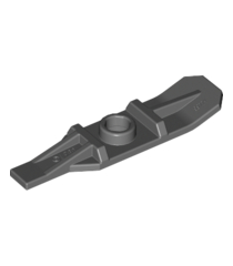 LEGO - Minifiguur-accessoire, ski zonder scharnier - Dark Bluish Gray | N - Thumbnail