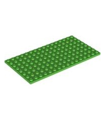 LEGO - Plaat 8 x 16 - Bright Green | N - Thumbnail