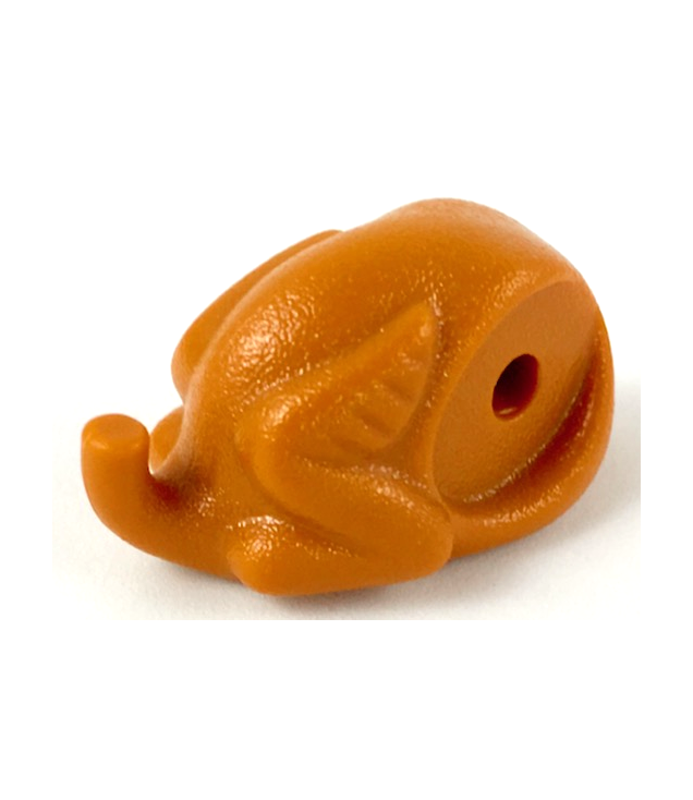 LEGO - Kalkoenlichaam (zonder bouten), type 1 - Dark Orange | N