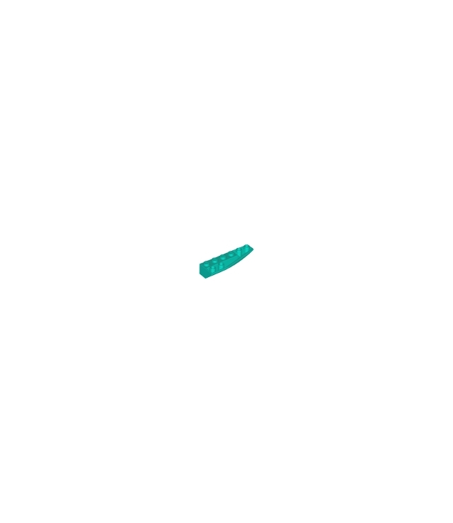 LEGO - Wig 6 x 2 omgekeerd rechts - Dark Turquoise | N