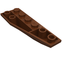 LEGO - Wig 6 x 2 omgekeerd rechts - Reddish Brown | N - Thumbnail