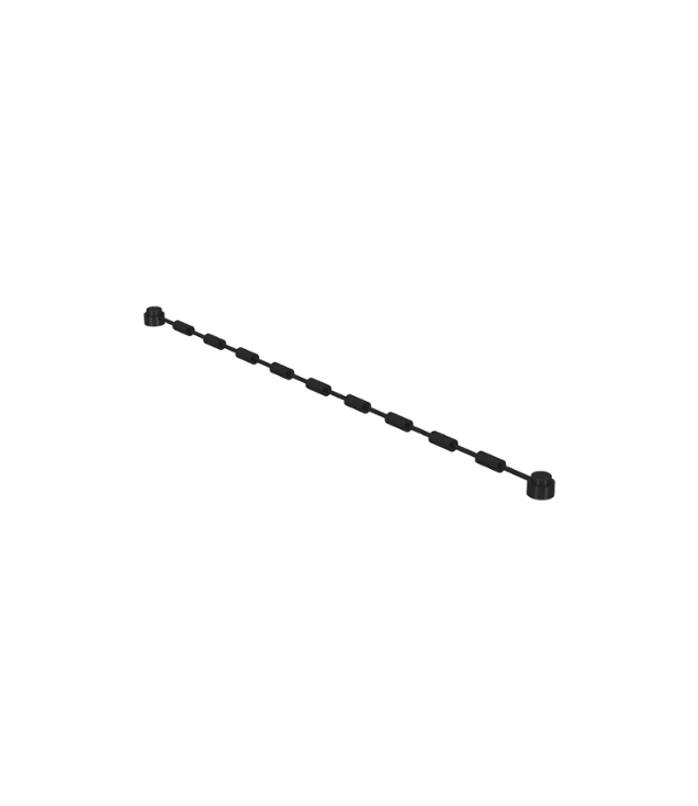 LEGO - Touw met uiteinden met noppen en klim­grepen (21L totaal) met noppen en grepen in dezelfde kleur - Black | N