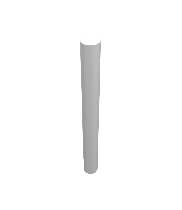 LEGO - Staaf 4L (lichtzwaard-lemmet / toverstaf) - White | N