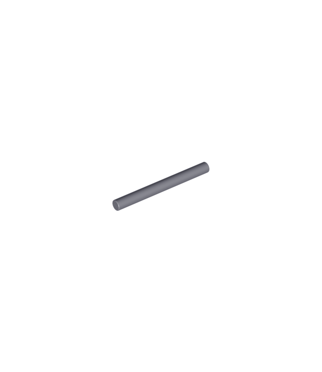 LEGO - Staaf 4L (lichtzwaard-lemmet / toverstaf) - Dark Bluish Gray | N