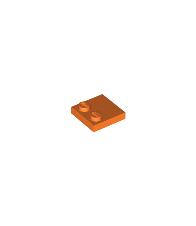 LEGO - Tegel, gemodificeerd 2 x 2 met noppen aan rand - Orange | N