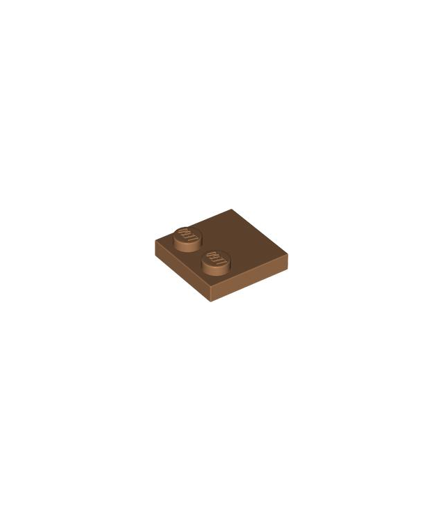 LEGO - Tegel, gemodificeerd 2 x 2 met noppen aan rand - Medium Nougat | N