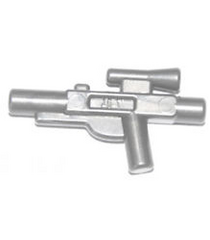 LEGO - Minifiguur-wapen, blaster SW-standaard - Flat Silver | N - Thumbnail