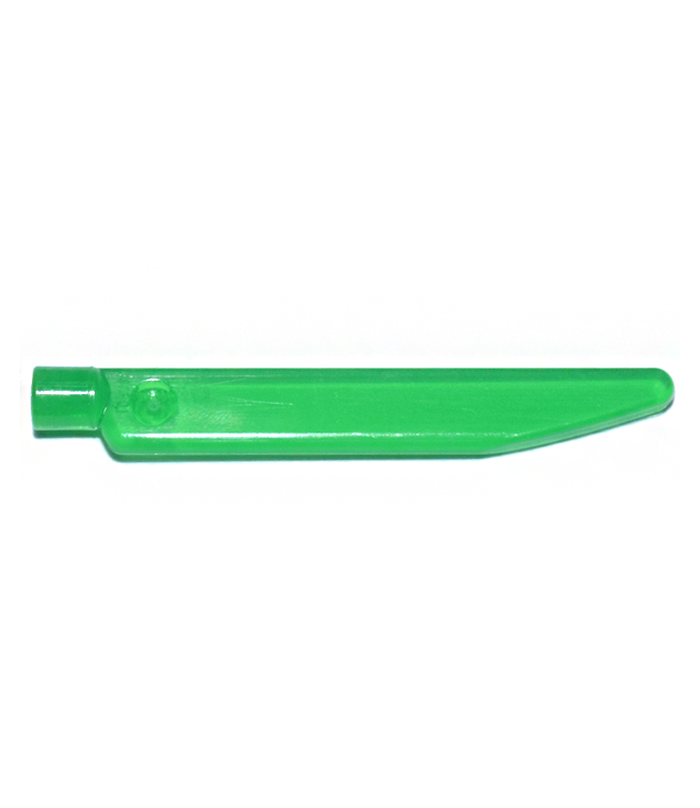 LEGO - Minifiguur-wapen, zwaardblad met staaf (SW Darksaber) - Trans-Green | N
