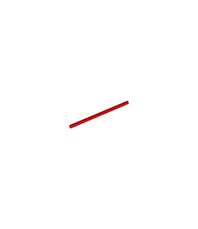 LEGO - Slang, stijf Ø3 mm 8L / 6,4 cm - Red | N