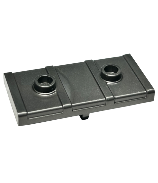 LEGO - Container, schatkistdeksel vlak - Pearl Dark Gray | N