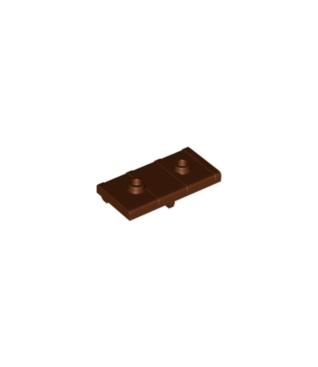 LEGO - Container, schatkistdeksel vlak - Reddish Brown | N