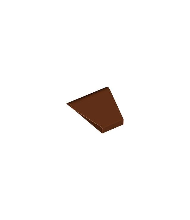 LEGO - Helling 45 graden 2 x 1 dubbel / omgekeerd met onderop een nophouder - Reddish Brown | N