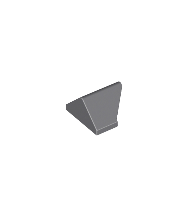 LEGO - Helling 45 graden 2 x 1 dubbel / omgekeerd met onderop een nophouder - Dark Bluish Gray | N