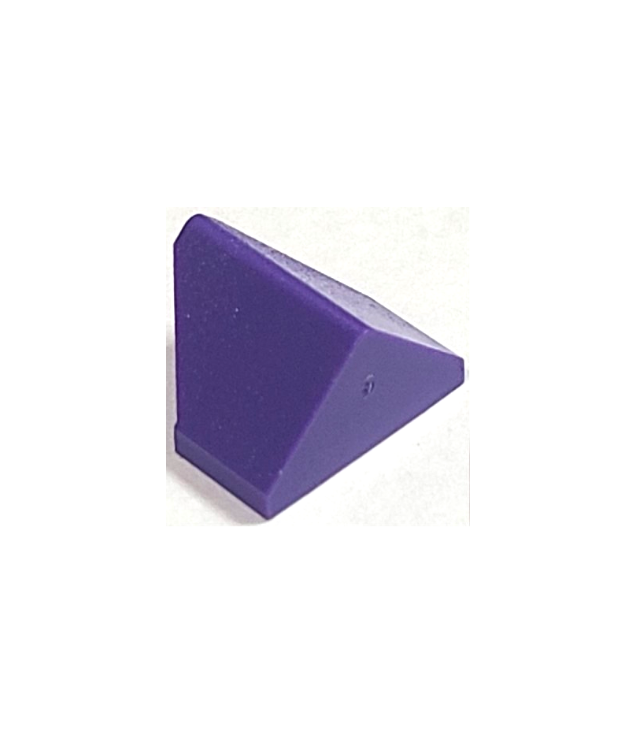 LEGO - Helling 45 graden 2 x 1 dubbel / omgekeerd met onderop een nophouder - Dark Purple | N