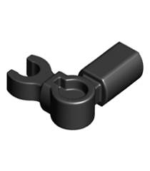 LEGO - Staafhouder met schuine klem - Black | N - Thumbnail