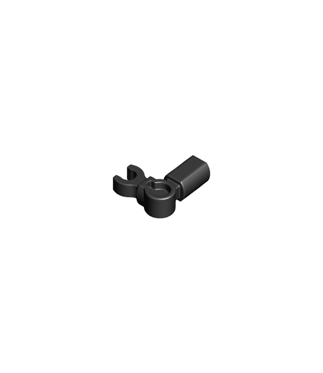 LEGO - Staafhouder met schuine klem - Black | N
