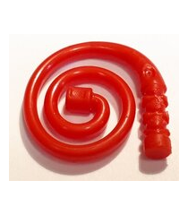 LEGO - Minifiguur-wapen, opgerolde zweep - Red | N - Thumbnail