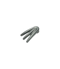 LEGO - Minifiguur-wapen, klauw met spreidbladen - Flat Silver | N - Thumbnail