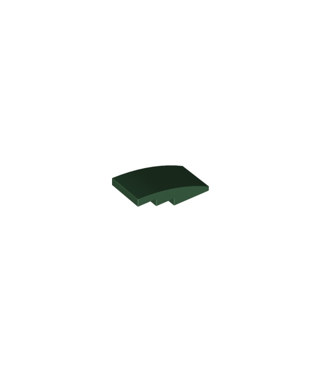 LEGO - Helling, gebogen 4 x 2 - Dark Green | N