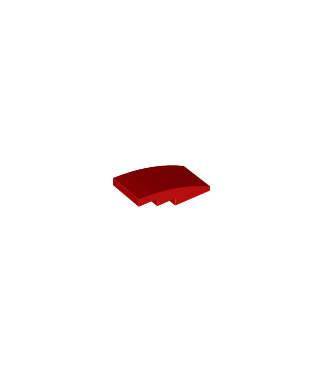 LEGO - Helling, gebogen 4 x 2 - Red | N