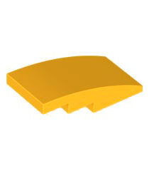 LEGO - Helling, gebogen 4 x 2 - Bright Light Orange | N - Thumbnail