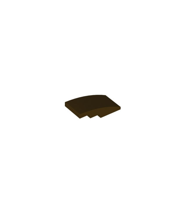 LEGO - Helling, gebogen 4 x 2 - Dark Brown | N